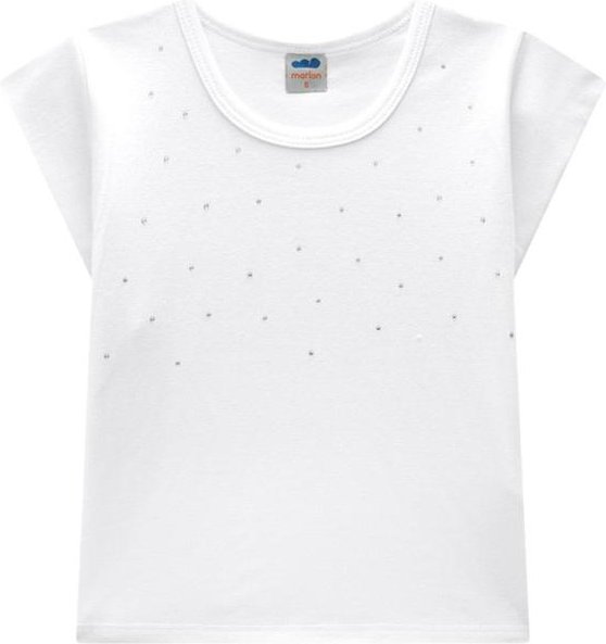 Conjunto Blusa e Short Saia Maxi Flower Branco