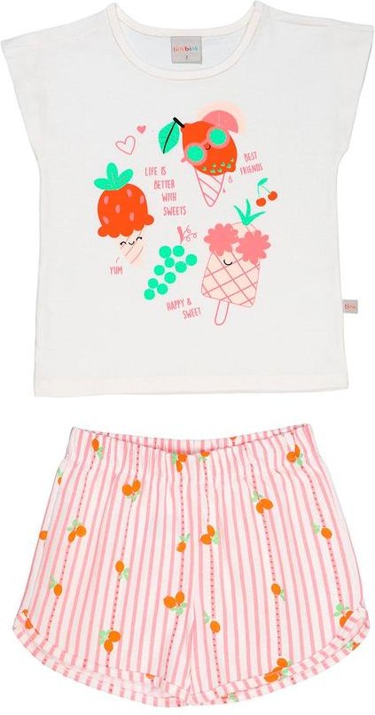 Conjunto Blusa e Shorts Branco