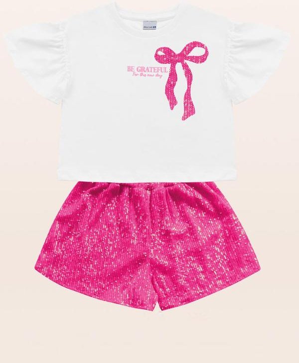 Conjunto Blusa/Short Branco