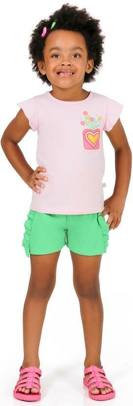 Imagem principal Conjunto Blusa Silk Short Babadinho Rosa Tink Bink Tink Bink