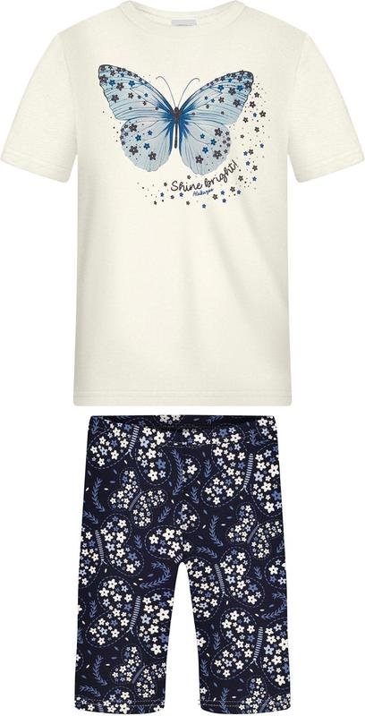 Imagem principal Conjunto com Bermuda Estampada e Blusa Azul Alakazoo Alakazoo