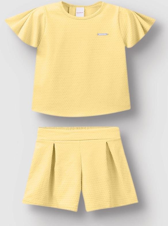 Imagem principal Conjunto com Transpasse Amarelo Carinhoso Carinhoso