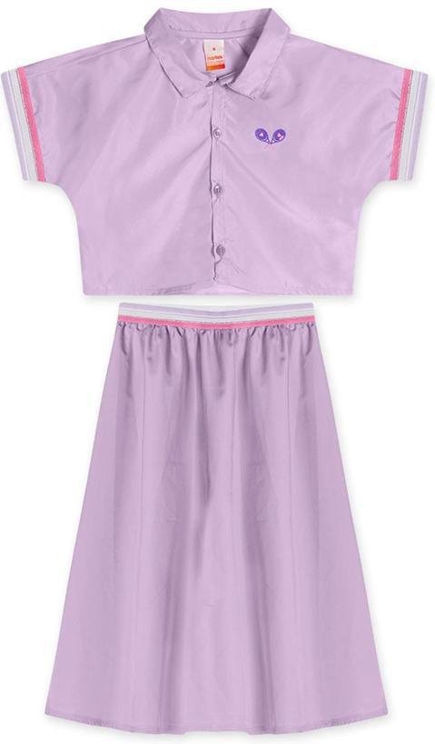 Imagem principal Conjunto Curto Infantil Menina Lilás Marisol Marisol