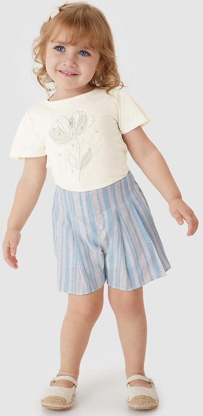 Imagem principal Conjunto em Linho com Pérolas Off White Carinhoso Carinhoso