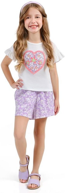 Conjunto em Meia Malha Branco