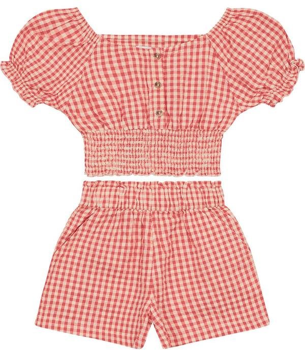 Imagem principal Conjunto Feminino Blusa com Shorts Laranja Trick Nick Trick Nick