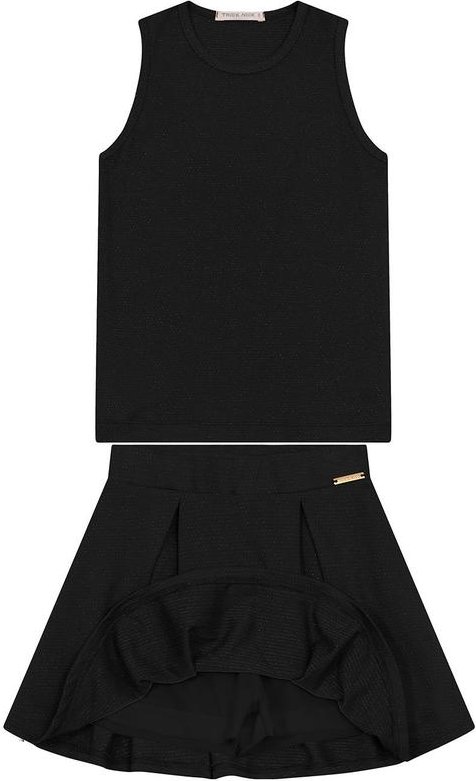 Imagem principal Conjunto Feminino Regata com Saia Preto Trick Nick Trick Nick