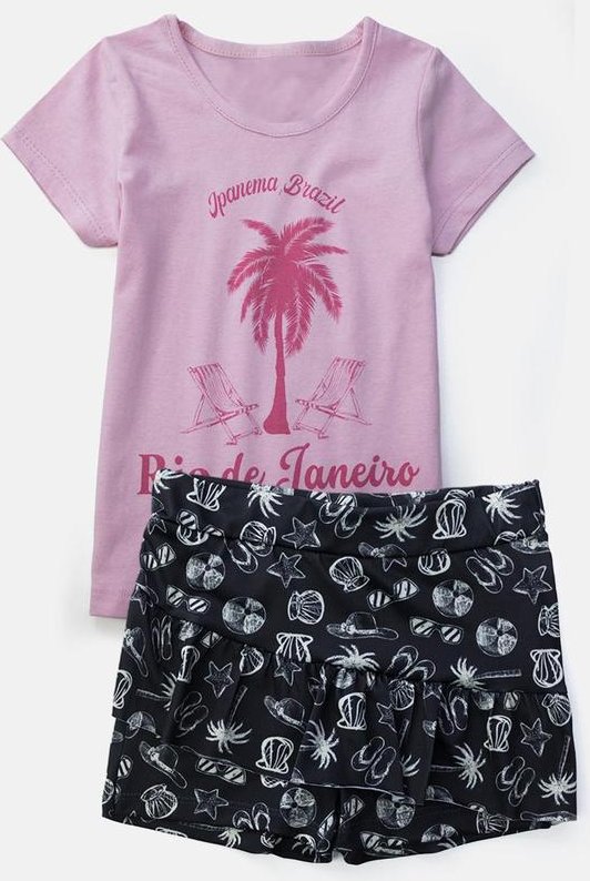 Imagem principal Conjunto Feminino Rio de Janeiro Rosa Laluna Laluna