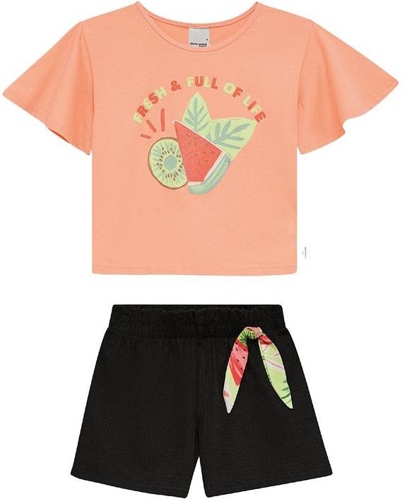 Imagem principal Conjunto Fresh & Full Of Life Coral Malwee Kids Malwee Kids