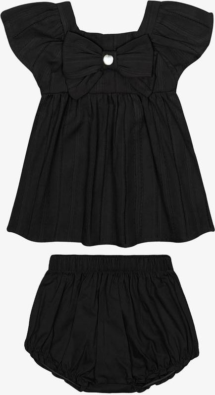 Imagem principal Conjunto Infantil Bata com Calcinha Preto Trick Nick Trick Nick