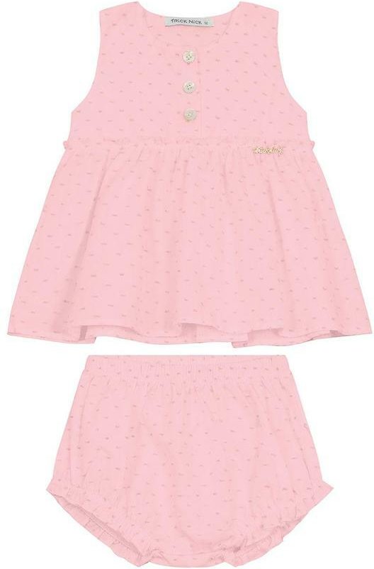 Imagem principal Conjunto Infantil Bata com Calcinha Rosa Trick Nick Trick Nick