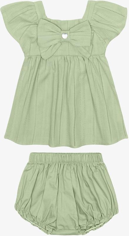 Imagem principal Conjunto Infantil Bata com Calcinha Verde Trick Nick Trick Nick