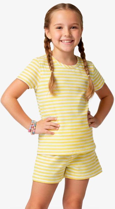 Imagem principal Conjunto Infantil Blusa com Shorts Amarelo Select Select