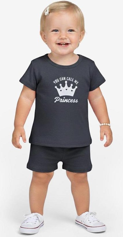 Imagem principal Conjunto Infantil Blusa com Shorts Cinza Select Select