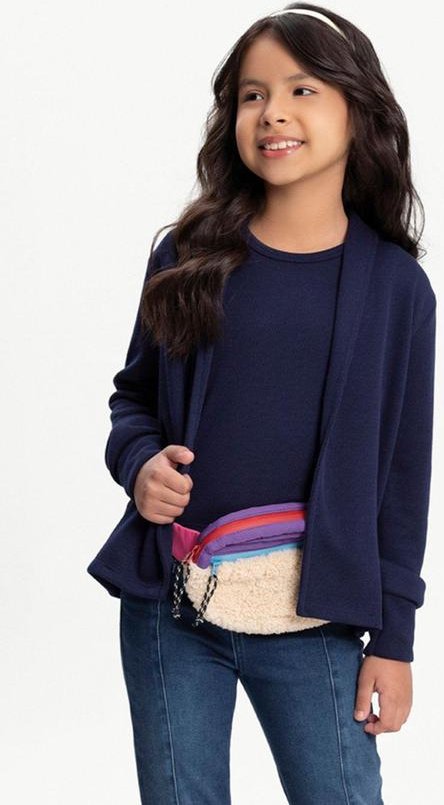 Imagem principal Conjunto Infantil com Blusa e Cardigan Azul