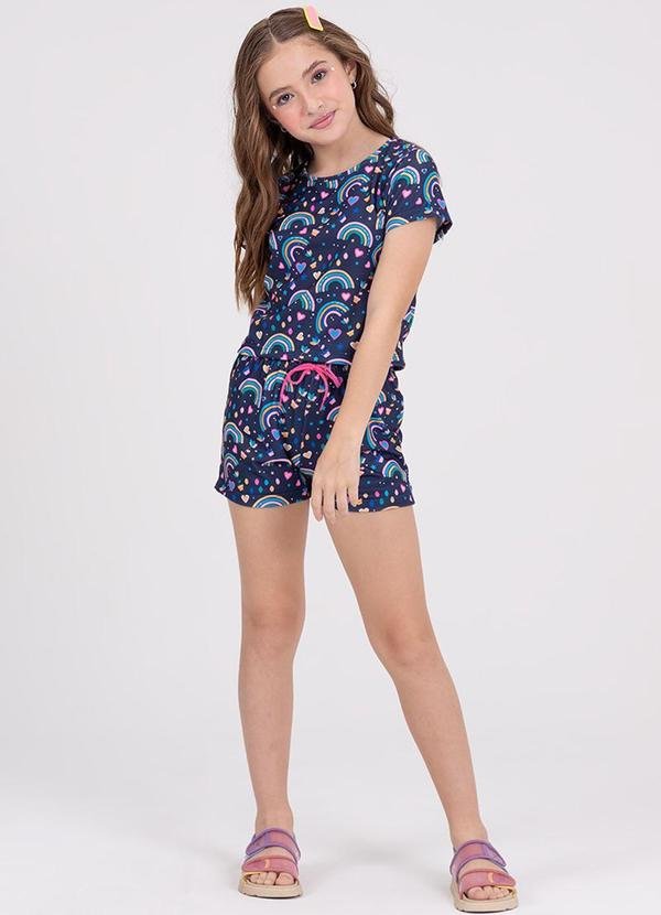 Imagem principal Conjunto Infantil Cropped Sonhos Azul VIDA COSTEIRA VIDA COSTEIRA