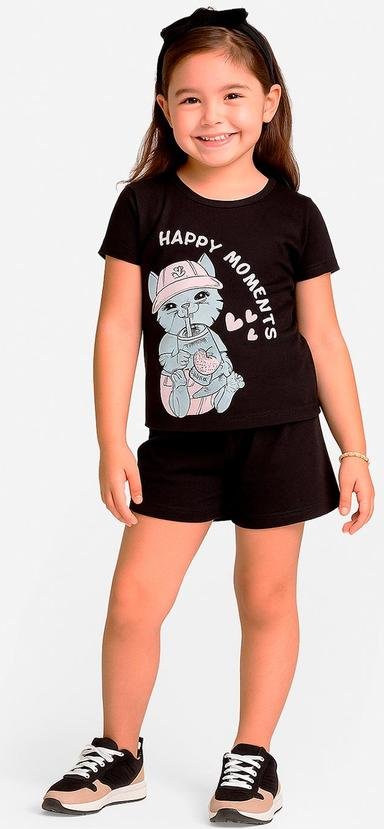 Imagem principal Conjunto Infantil Feminino Preto Select Select