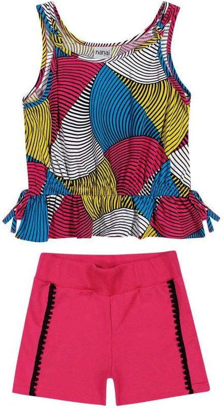Imagem principal Conjunto Infantil MeninaRosa Nanai Nanai