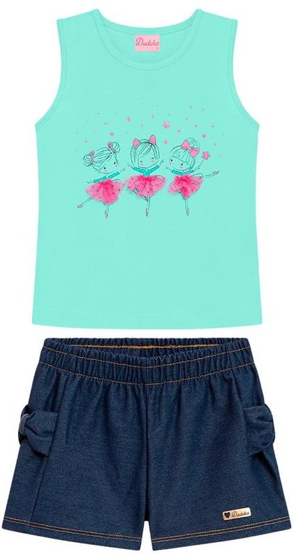 Imagem principal Conjunto Infantil Menina Azul Lilica Ripilica Lilica Ripilica