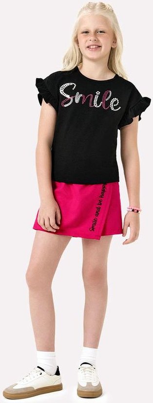 Imagem principal Conjunto Infantil Menina Bordado Preto Kyly Kyly