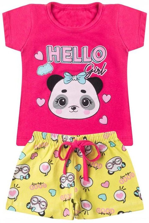Imagem principal Conjunto Infantil Menina Curto Interativo Rosa Select Select