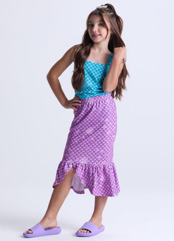 Imagem principal Conjunto Infantil Menina Sereia Verde VIDA COSTEIRA VIDA COSTEIRA