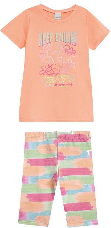Imagem principal Conjunto Keep Smiling com Glitter Coral Malwee Kids Malwee Kids