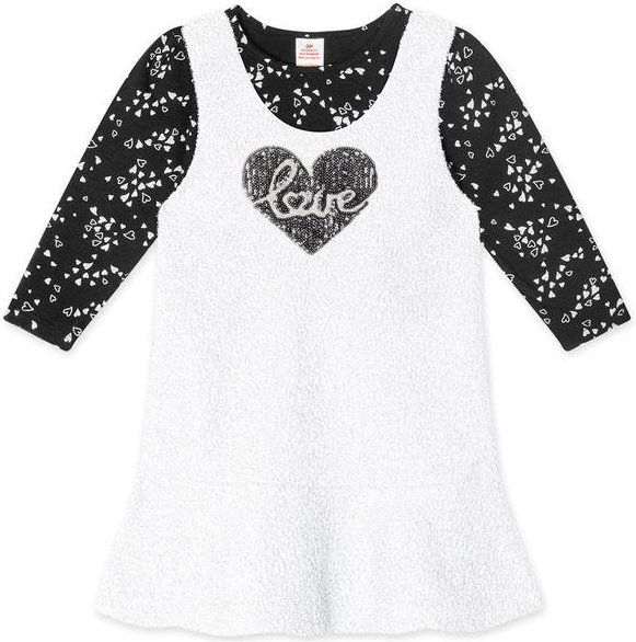 Imagem principal Conjunto Longo com Salopete Infantil Preto Marisol Marisol