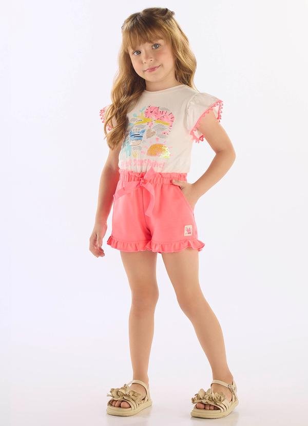 Imagem principal Conjunto Luz do Sol para Menina Up Baby Branco Up Baby