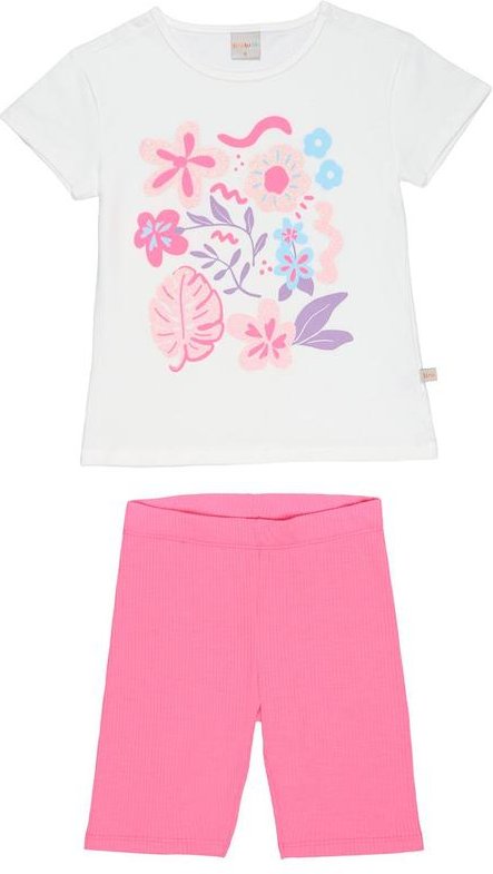 Conjunto Menina com Bermuda CiclistaBranco