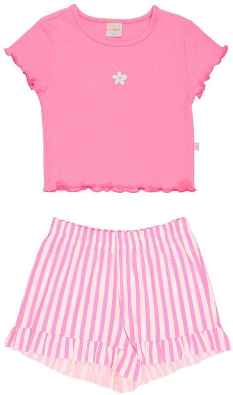Imagem principal Conjunto Menina com Shorts EstampadoRosa Tink Bink Tink Bink