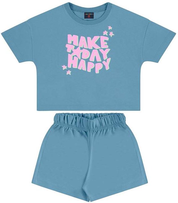 Imagem principal Conjunto para Menina em Moletinho Azul GULOSEIMA GULOSEIMA