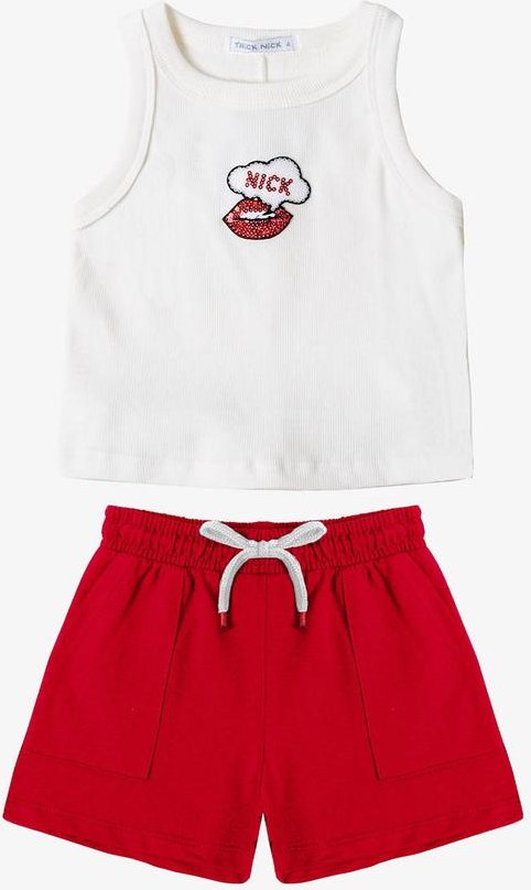Imagem principal Conjunto Regata com Shorts Infantil Bege Trick Nick Trick Nick