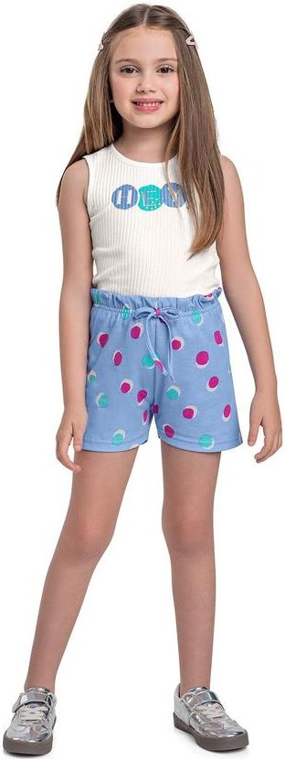 Imagem principal Conjunto Regata Cropped e Short Bege Bee Loop Bee Loop