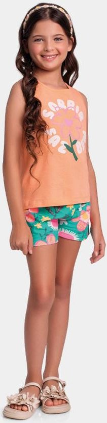 Conjunto Regata e Short Laranja