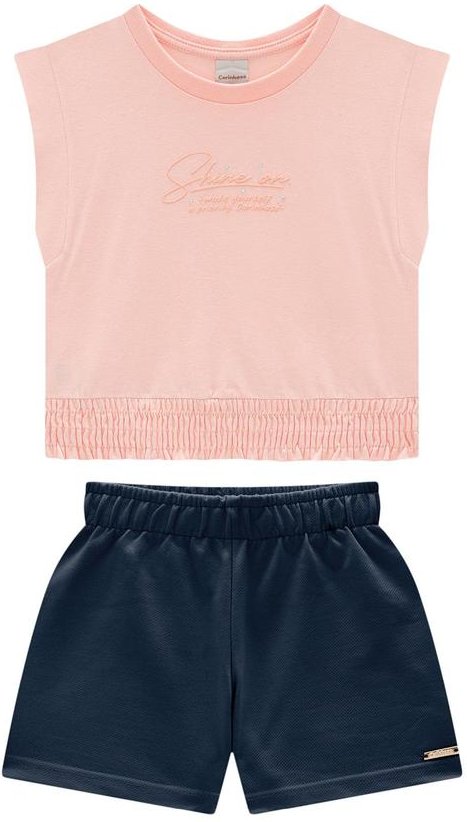 Imagem principal Conjunto Rosê Shine On Comfort Menina Carinhoso Carinhoso