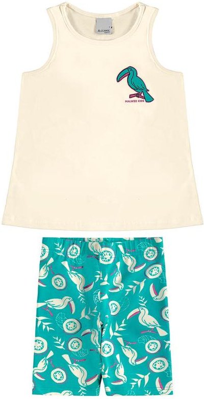 Imagem principal Conjunto Tucano Evasê Off White Malwee Kids Malwee Kids