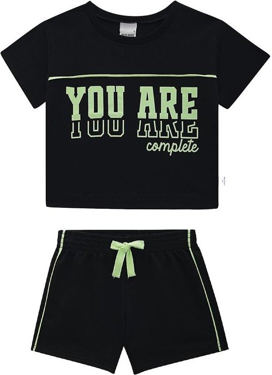 Imagem principal Conjunto You Are Complete Preto Malwee Kids Malwee Kids