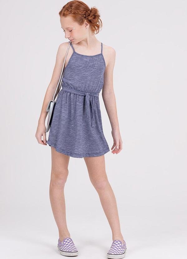 Imagem principal Vestido Infantil Alcinha Laço Azul VIDA COSTEIRA VIDA COSTEIRA