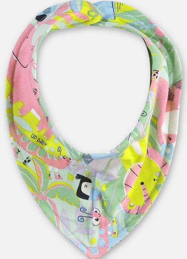 Imagem principal Babador Suedine Bebê Menina Verde Up Baby Up Baby