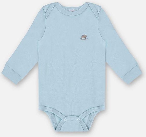 Imagem principal Body Manga Longa Unissex Suedine Azul Up Baby Up Baby