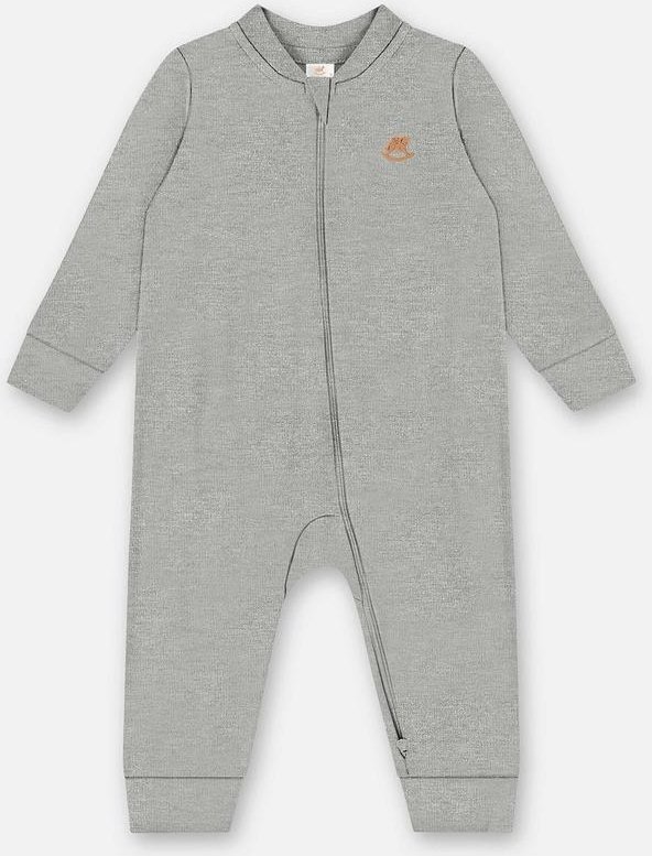 Imagem principal Macacão Unissex Bebê Suedine Cinza Up Baby Up Baby