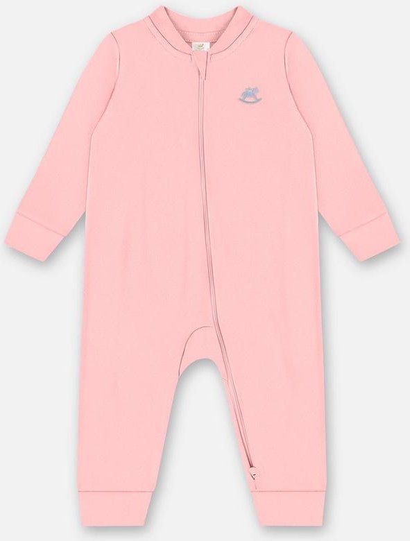Imagem principal Macacão Unissex Bebê Suedine Rosa Up Baby Up Baby