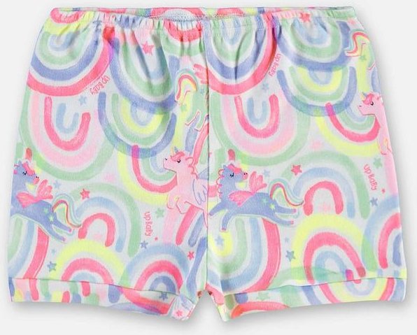 Imagem principal Shorts Suedine Bebê Menina Branco Up Baby Up Baby