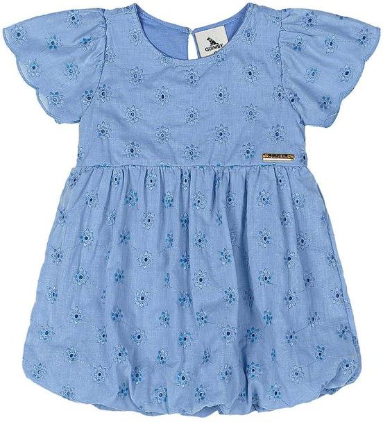 Imagem principal Vestido Laise Bebê Menina Azul Quimby Quimby