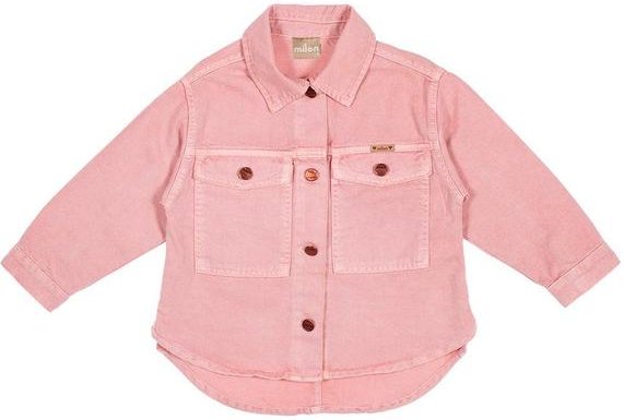 Imagem principal a Jaqueta Infantil Menina Sarja Rosa Milon Milon