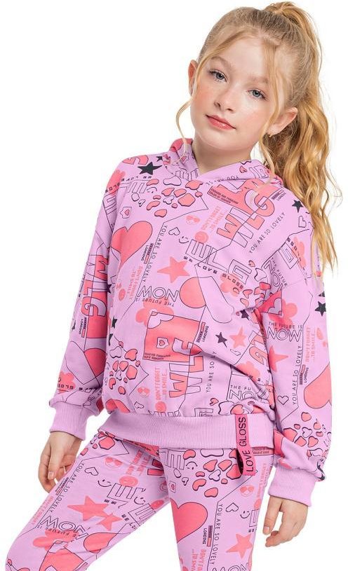 Imagem principal Blusão Menina Oversized em Molecotton Rosa Gloss Gloss