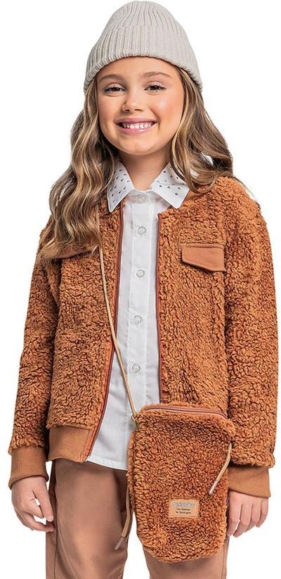 Imagem principal Bolsa com Pelinhos para Menina Marrom Quimby Quimby