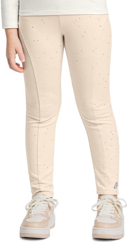 Imagem principal Calça Legging com Glitter Bege