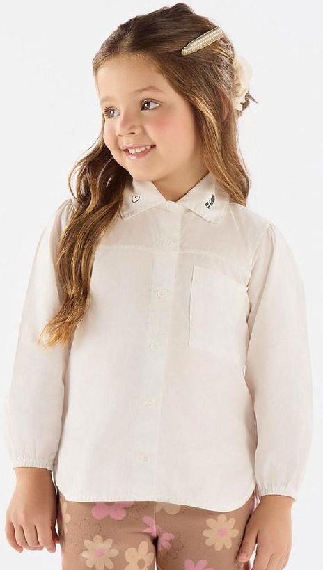 Imagem principal Camisa Manga Longa para Menina Bege Up Baby Up Baby
